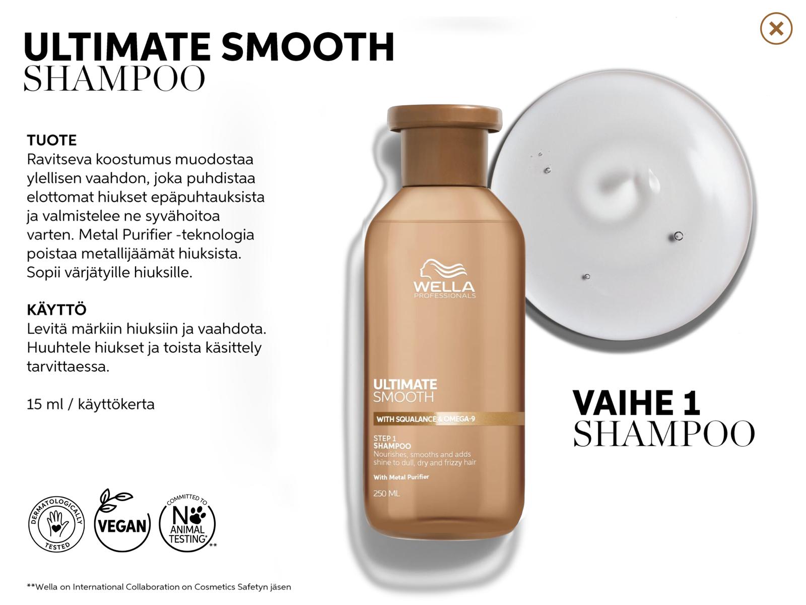 Tuotekuva: Ultimate smooth shampoo